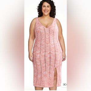 Madden NYC Space Dye Crochet Dress size XL